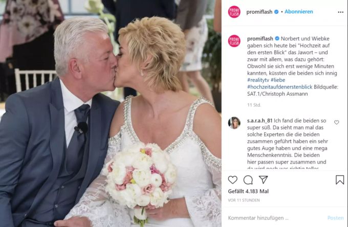 Hochzeit Auf Den Ersten Blick Wiebke Und Norbert Sagen Ja
