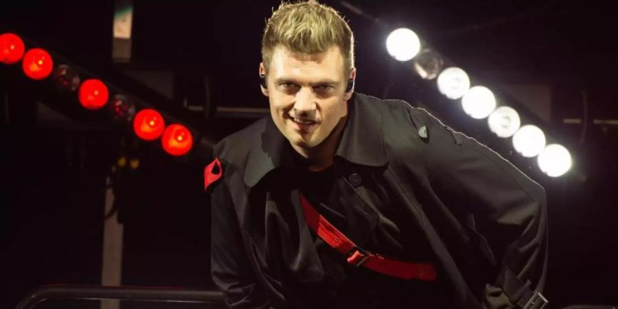 Backstreet Boy oder Backstreet Girl? Nick Carter freut sich auf Baby Nummer 3. Foto: Christophe Gateau/dpa