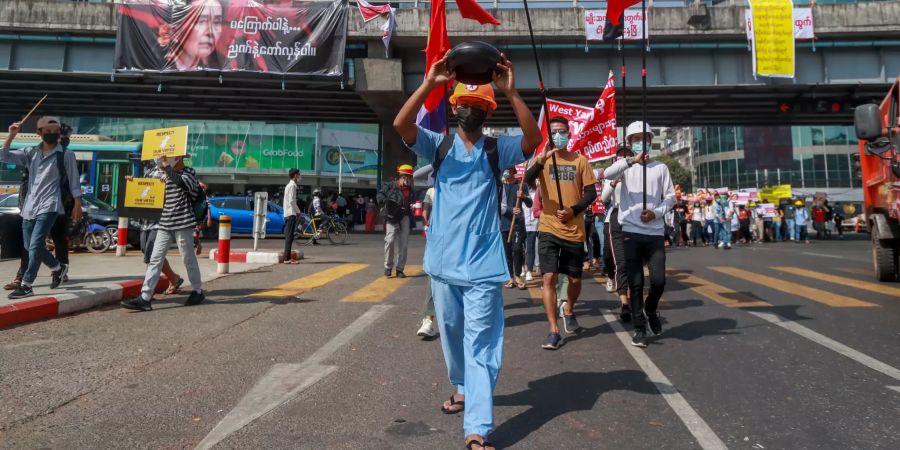 Myanmar Proteste