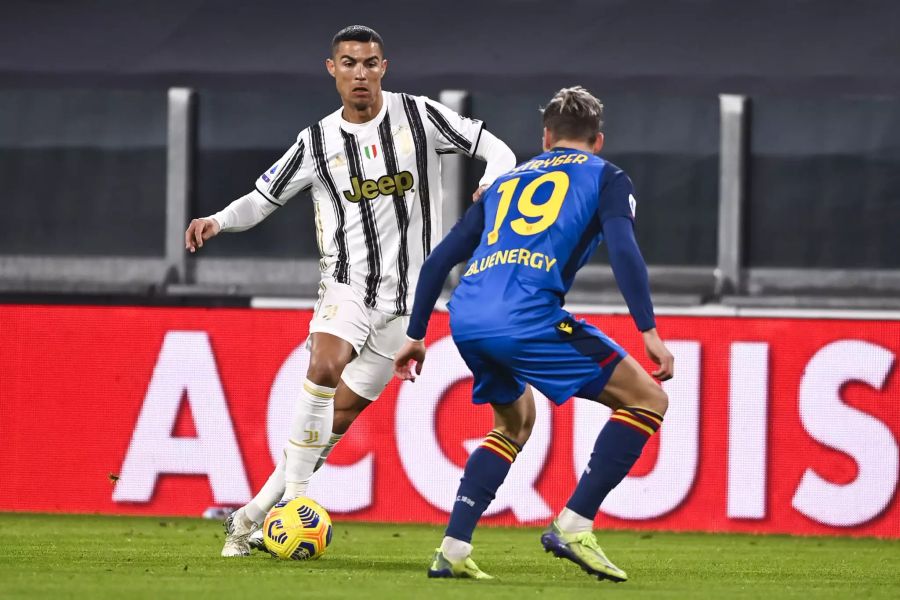 Cristiano Ronaldo trifft auch gegen Udinese.