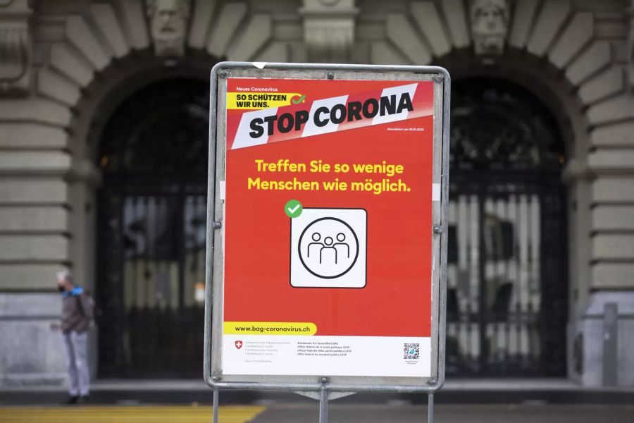 CORONAVIRUS, MASSNAHMEN, BUNDESRAT, PLAKAT