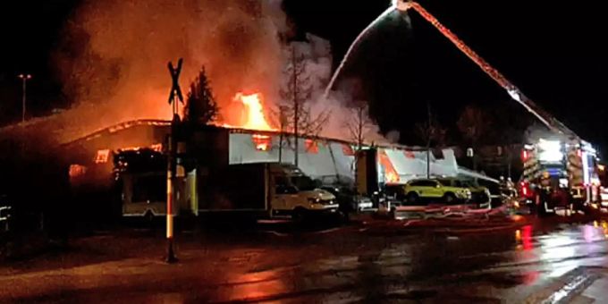 Die Kantonspolizei Bern meldet Brand in Schönbühl. brand schönbühl
