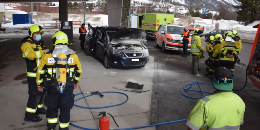 Samedan GR: Von der Übung direkt in den Ernsteinsatz