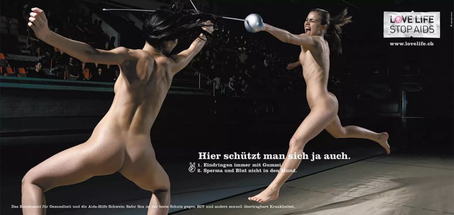 Ein Plakat der Love-Life-Kampagne aus dem Jahr 2005.