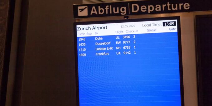 Kloten wurde durch die drastischen Einschränkungen des Flugverkehrs besonders hart getroffen. Kloten