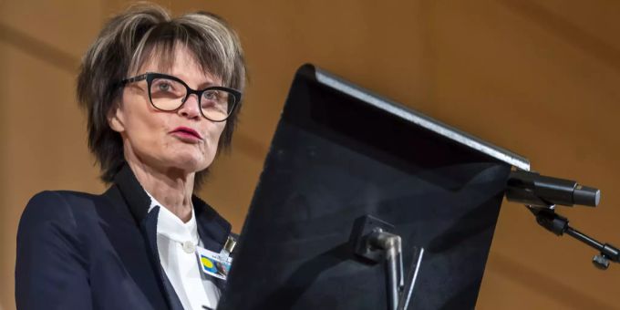 Micheline Calmy-Rey setzt sich für einen führungsstarken Bundesrat ein. Micheline Calmy-Rey
