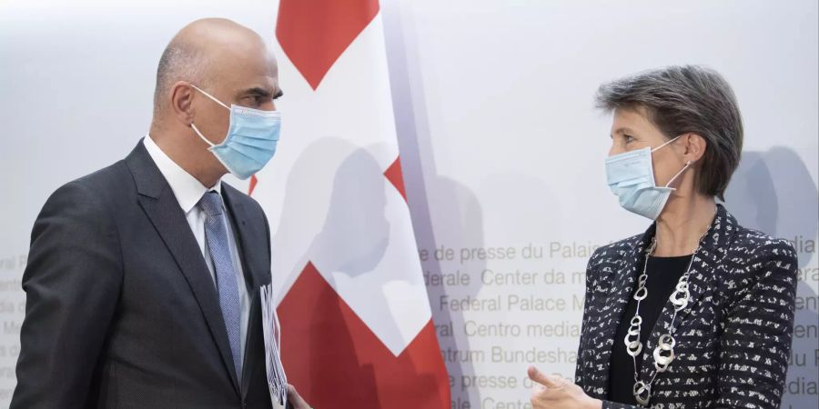 bundesrat alain berset sommaruga Coronavirus