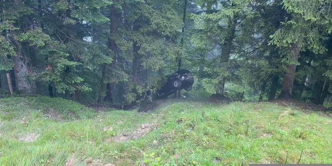 Oberägeri ZG: Schutzengel als Beifahrer. Oberägeri ZG: Schutzengel als Beifahrer