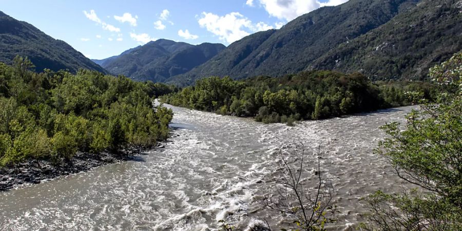 Die Maggia führt zwar immer noch viel Wasser, die Lage beruhigte sich am Montag aber deutlich.