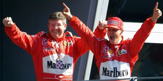 Ross Brawn Michael Schumacher