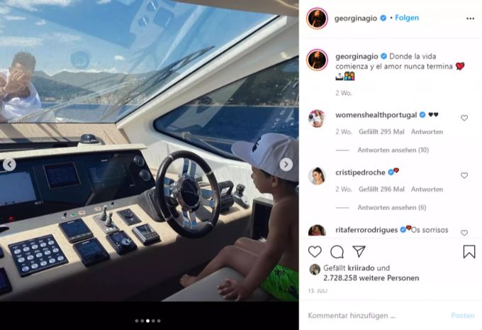 Cristiano Ronaldo turtelt auf Luxus-Yacht | Nau.ch