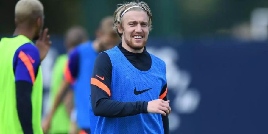 Fühlt sich bei RB Leipzig wohl: Emil Forsberg. Foto: Florian Eisele/RB Leipzig/dpa