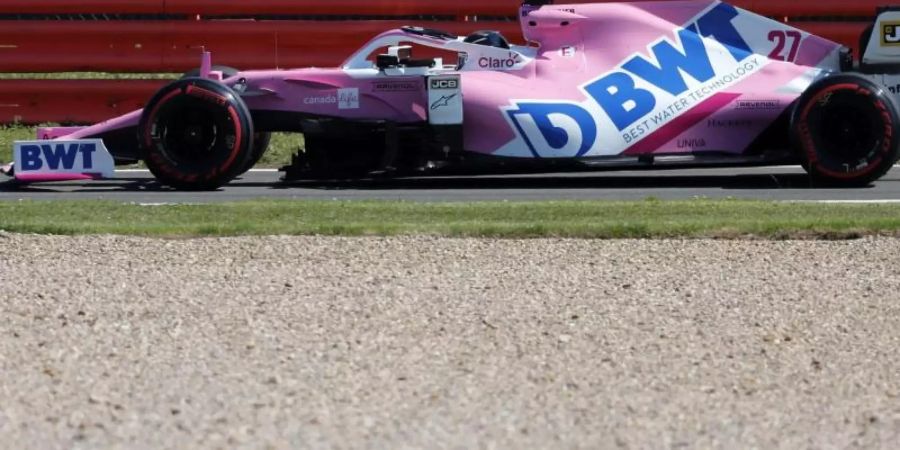 Fuhr bei seinem Comeback im Training gleich auf Platz sieben: Nico Hülkenberg. Foto: Frank Augstein/Pool'AP/dpa