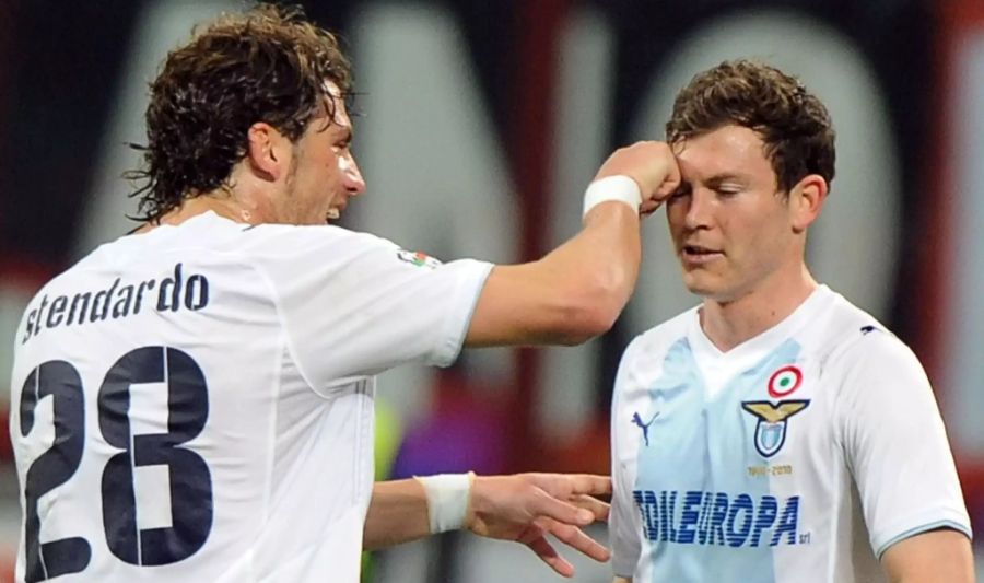 Von 2008 bis 2011 läuft Lichtsteiner für Lazio Rom auf.