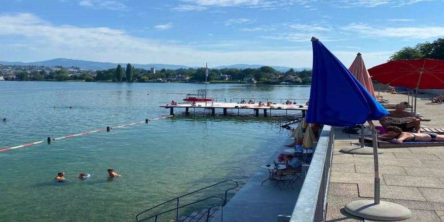 Die Seebadi in Rapperswil.