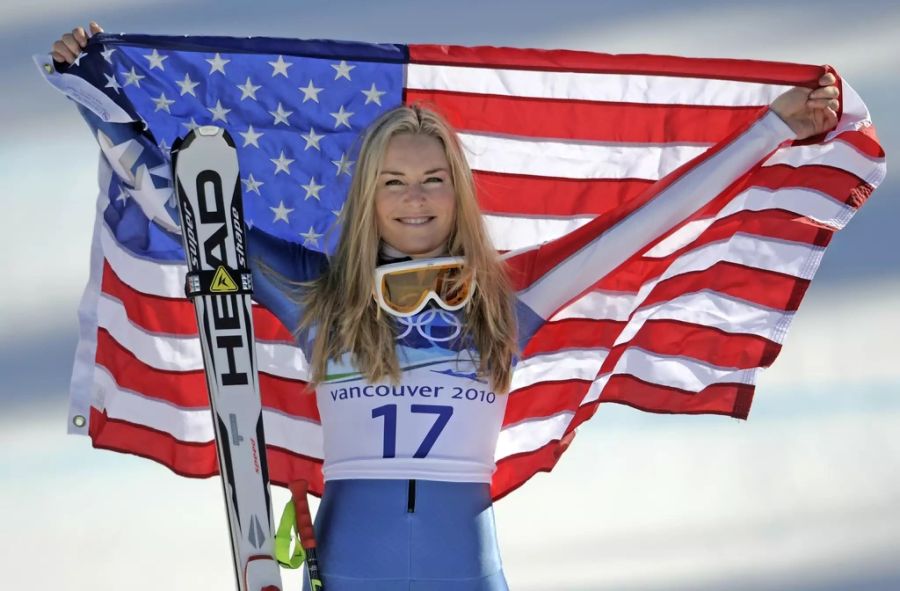 Lindsey Vonn holte an Olympia 2010 in Vancouver Abfahrts-Gold.