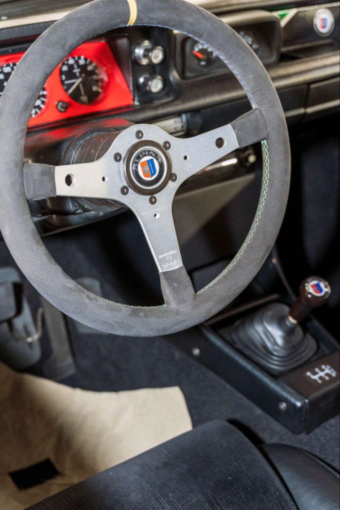 Lenkrad eines BMW Alpina