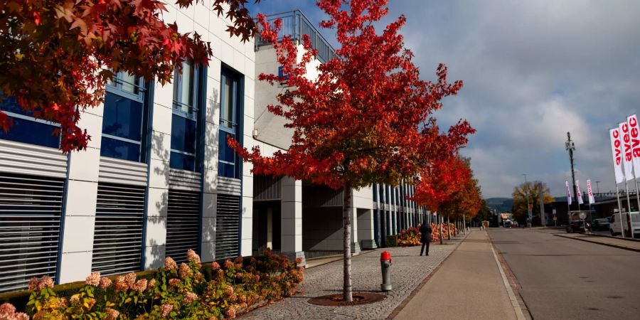 Herbst-Stimmung am Bahnhof Kloten.