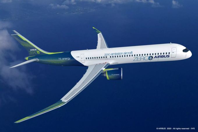 airbus wasserstoffflugzeug