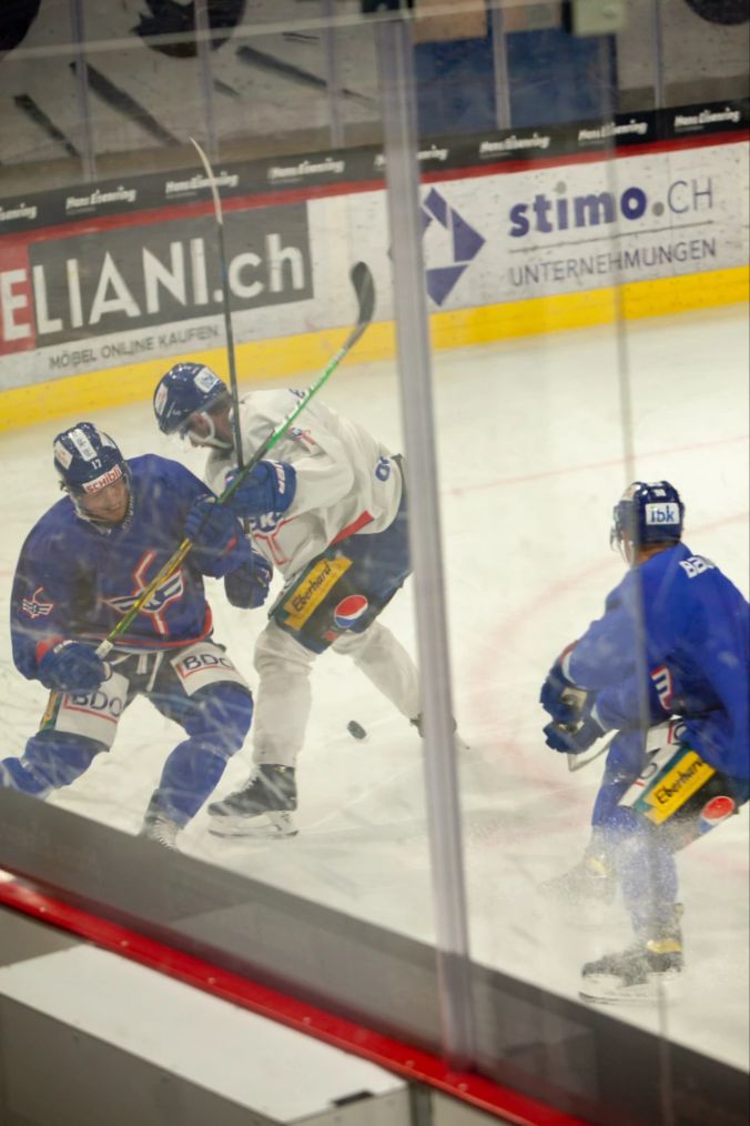 Training des EHC Kloten