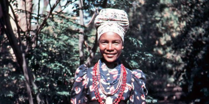 Die Dammann-Sammlung enthält Foto- und Tonaufnahmen, etwa von Adelheid Mbuandjou. Die Dammann-Sammlung enthält Foto- und Tonaufnahmen, etwa von Adelheid