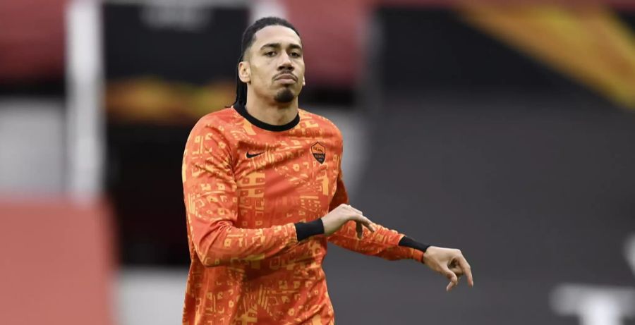 Chris Smalling steht seit Oktober 2020 fix bei der AS Roma unter Vertrag.