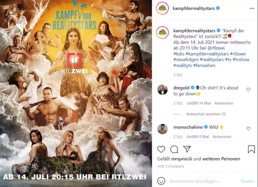 «Kampf der Realitystars»