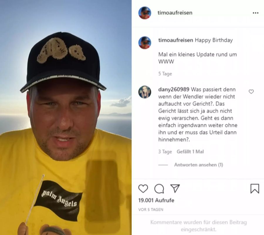 Timo Berger ist nicht gut auf Michael Wendler zu sprechen.