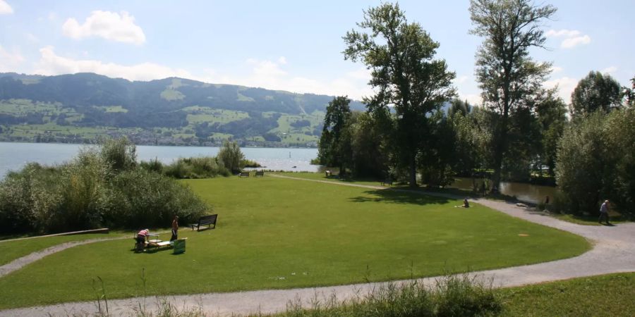 Das Strandbad Stampf in Rapperswil-Jona.