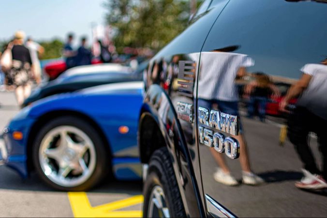 Auch ein Dodge Ram 1500 war beim Auto-Treffen zu finden.