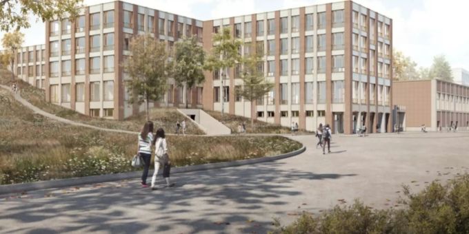 So soll das neue Schulhaus in Pfäffikon aussehen. Pfäffikon Schulhaus