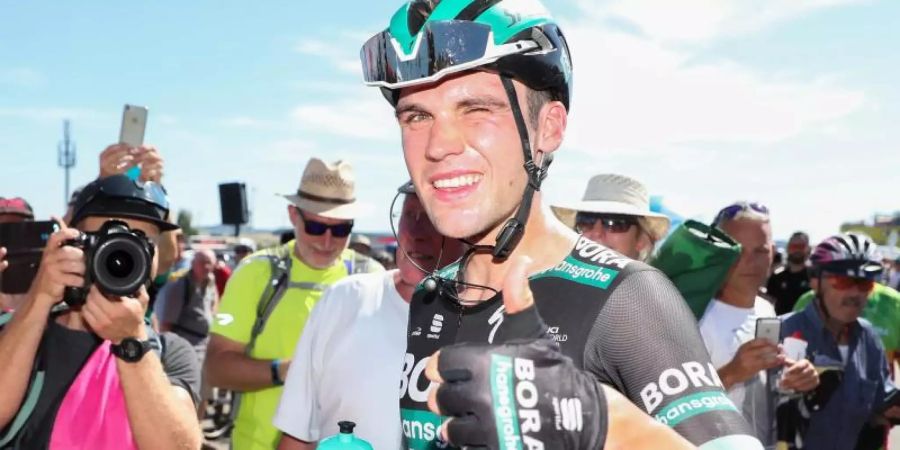 Hat seinen Vertrag beim Radrennstall Bora-hansgrohe verlängert: Maximilian Schachmann. Foto: Jan Woitas/dpa-Zentralbild/dpa