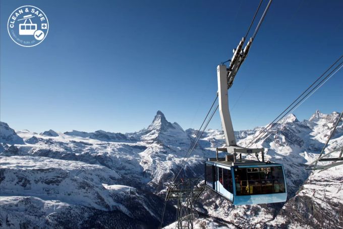 Die Zermatt Bergbahnen haben umfangreiche Schutzmassnahmen getroffen. «Matterhorn ski paradise»
