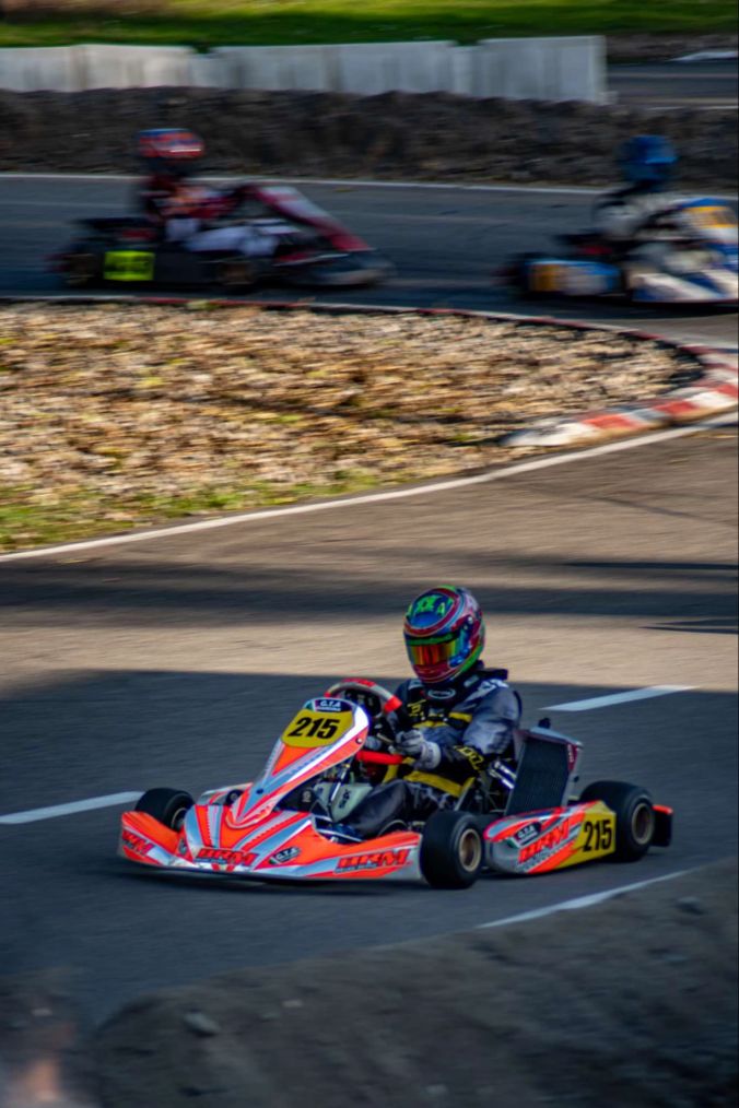 Karts auf der Kart-Bahn Wohlen.
