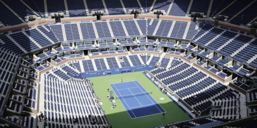 Trotz der Coronavirus-Pandemie sollen die US Open der Tennisprofis stattfinden. Foto: Peter Morgan/AP/dpa