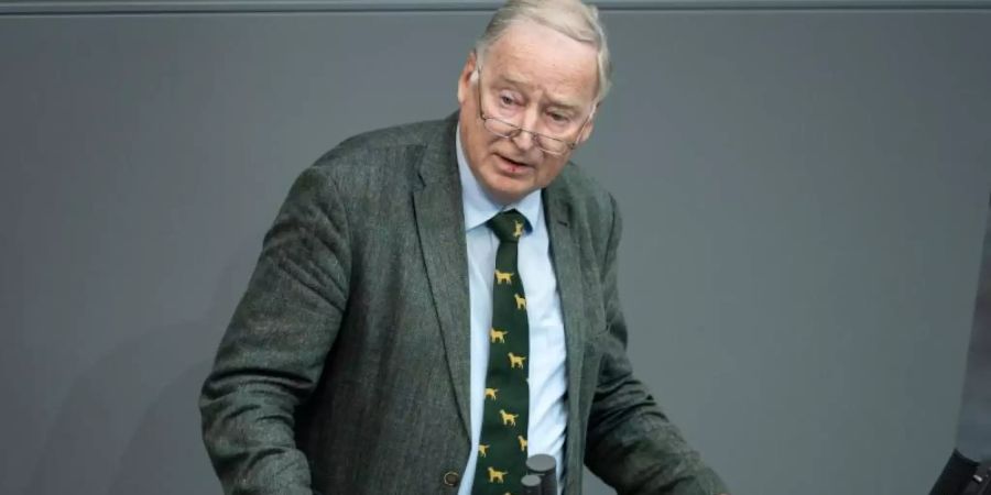 Alexander Gauland Anfang Juli bei einer Debatte im Bundestag. Foto: Bernd von Jutrczenka/dpa
