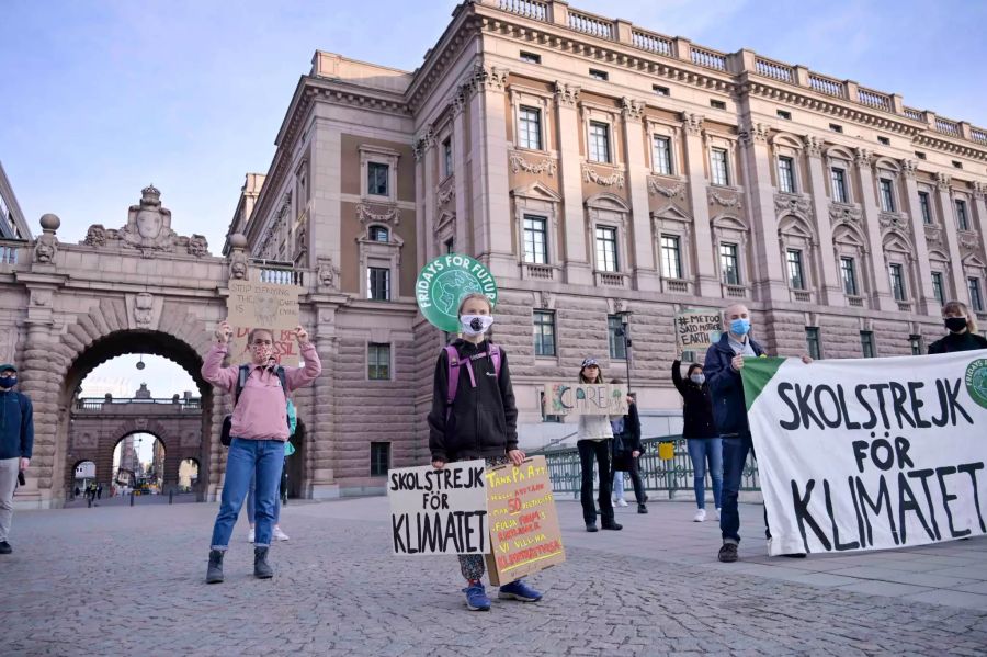 Klimastreik in Stockholm