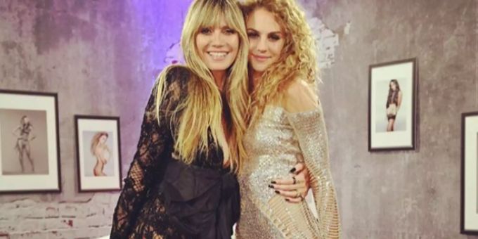 Heidi Klum und Simone Kowalski. GNTM