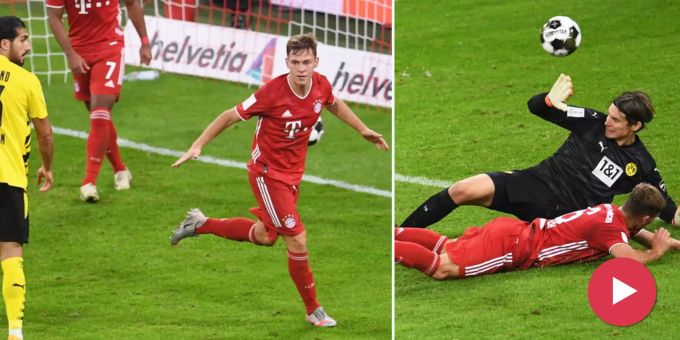 Supercup-Spektakel - Mit diesem Lupfer bezwingt Bayern-Kimmich BVB-Hitz