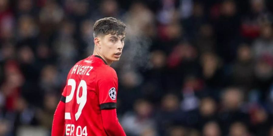 Leverkusens Kai Havertz macht derzeit eine kleine Krise durch. Foto: Rolf Vennenbernd/dpa