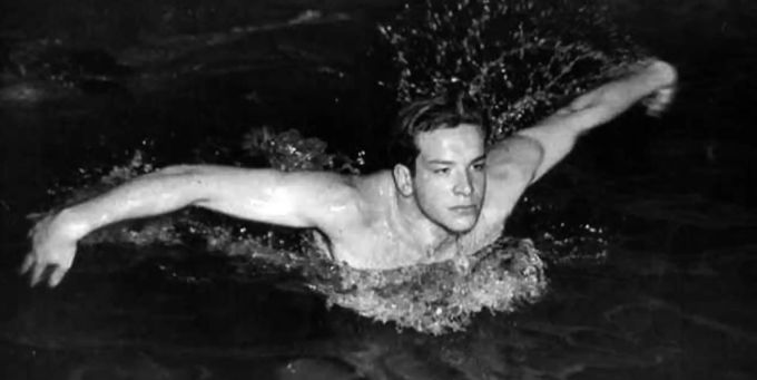 Bud Spencer war auch als Schwimmer erfolgreich. bud spencer