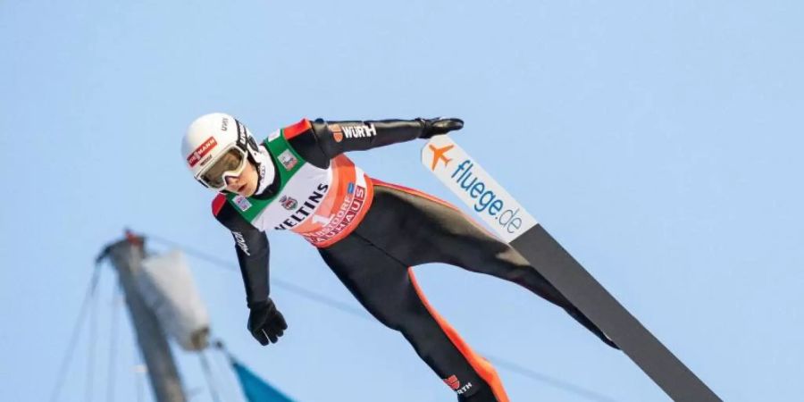 Skispringer Justin Lisso hat sich verletzt. Foto: Peter Rinderer/EXPA Pictures/dpa
