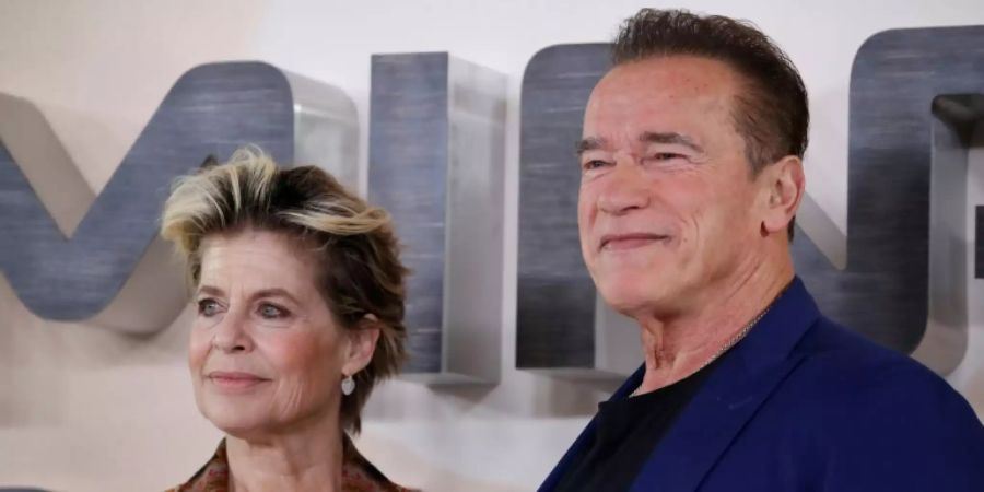 Arnold Schwarzenegger und Linda Hamilton