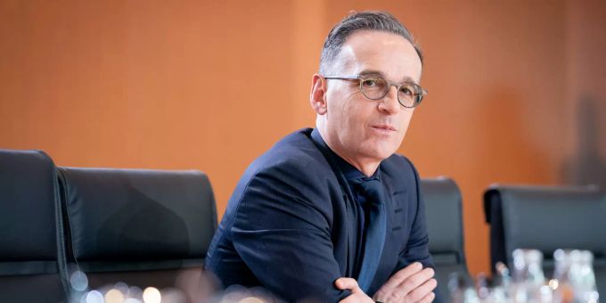 Heiko Maas (SPD), deutscher Außenminister, nimmt an der Sitzung des Bundeskabinetts im Bundeskanzleramt teil. (Archivbild) Flächenbrand
