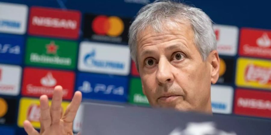 Hat mit dem BVB Inter Mailand im Visier: Lucien Favre. Foto: Bernd Thissen/dpa