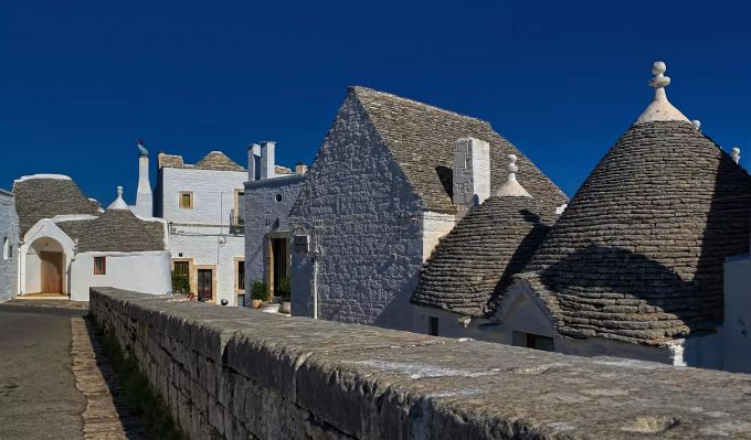 Die berühmten Trulli in Alberobello. Trulli in Alberobello