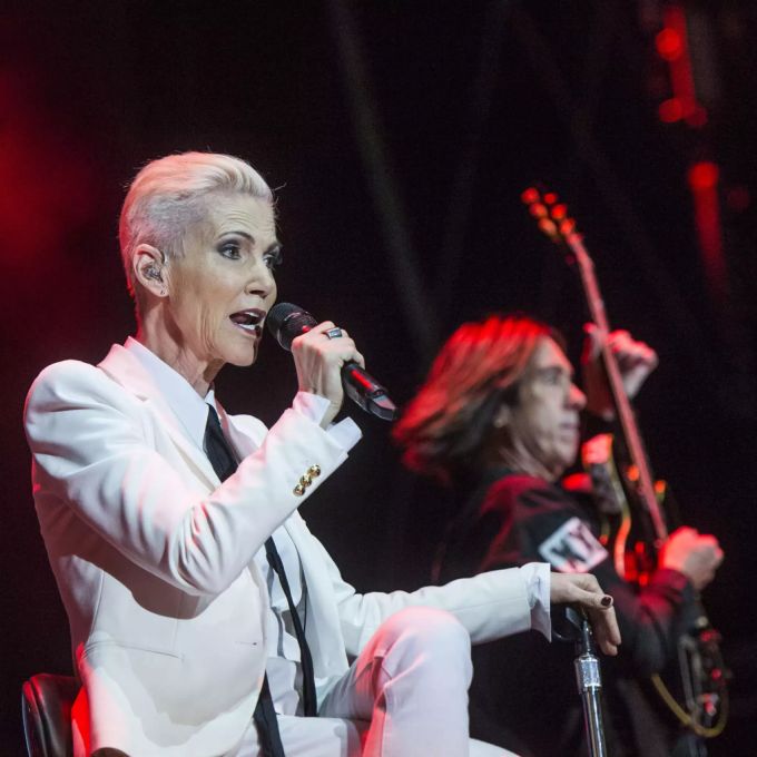 Marie, die Stimme von Roxette, 2015 am Moon and Stars-Festival in Locarno. roxette marie fredrikkson