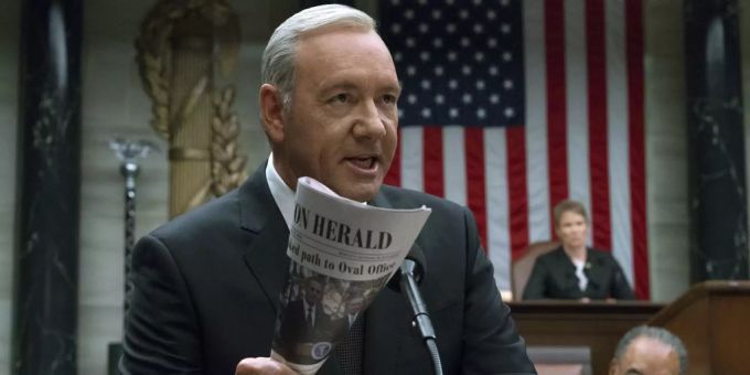 Kevin Spacey verkörpert den Politiker Frank Underwood in «House Of Cards». Kevin Spacey