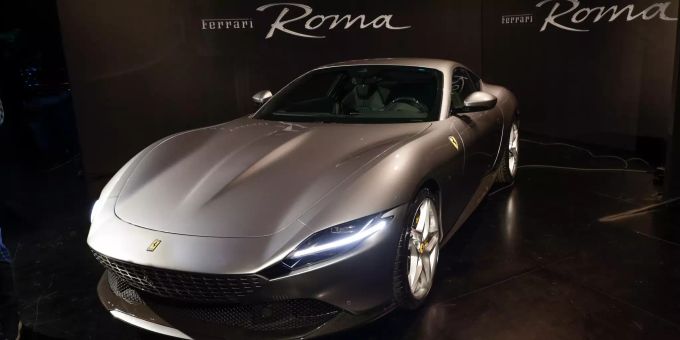 Das Modell Ferrari Roma, ein Sport Coupé, wird 2019 vorgestellt. Foto: Gregorio Borgia Neue Ferrari Roma