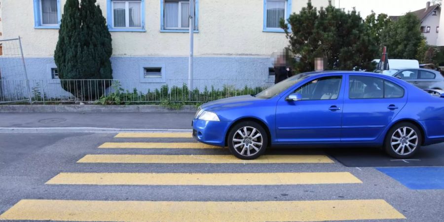 Auf Fussgängerstreifen angefahren